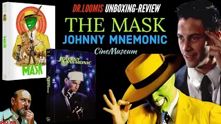 THE MASK + JOHNNY MNEMONIC - Bluray Mediabook Unboxing-Review [CineMuseum Cult]