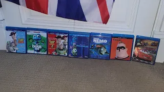 Classic Pixar Blu-ray and DVD Collection (Toy Story - Cars)