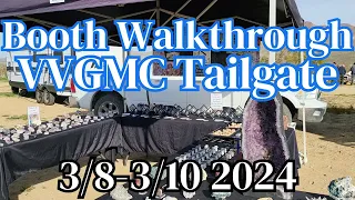 Walkthrough of our booth at the Victor Valley Gem & Mineral Club Tailgate 2024!