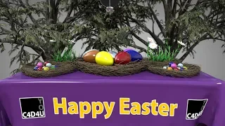 Happy Easter 2019 🐰 ❤️ C4D4U