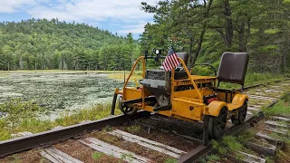 Silver Lake RailRoad motorcar Full run