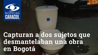 Con las manos en el inodoro, literalmente, así sorprendieron a Los Albañiles