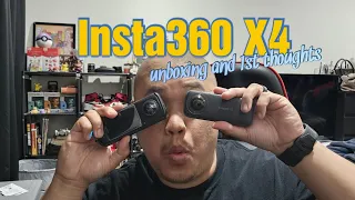 Unboxing The New INSTA360 X4 8K Action Camera