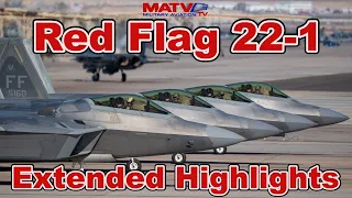 Red Flag 22-1 | Extended Highlights. GoPro Footage | #redflag #usaf #nellis #lasvegas #nevada