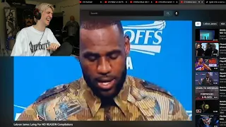 xQc reacts to LeBron James Lying Compilation