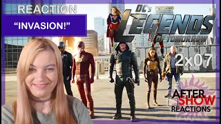 SUPERHERO TEAM-UP TIME! - Legends Of Tomorrow 2x07 - "Invasion! Part 3" Reaction Part 1/2