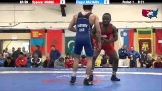 59 KG R16 - Spenser Mango (USA) vs Viugar Ragymov (UKR)