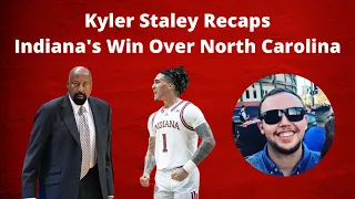 Kyler Staley Recaps Indiana Basketball's Win Over North Carolina