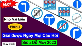 Mẹo Biển báo 600 Câu Hỏi học nhanh Thi gấp GPLX - B1 ,B2 , C ,D E Năm 2023/Thầy Chiến