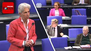 FDP-Frau trägt im Bundestag vor, was AfD-Abgeordnete während Debatte tuscheln