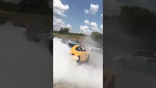 Mercedes-Benz AMG GT S Coupe burnout and spinning 🇿🇦 #shorts