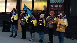 Діти на підтримку ЗСУ... Запоріжжя... Там, біля тополі калина росте