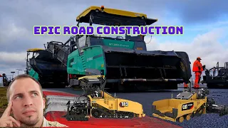 Epic Road Construction: Witness the World's Largest Asphalt Paving Equipment Machines In Action