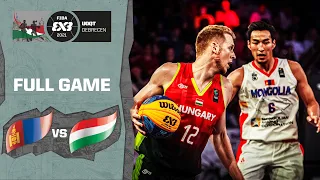 Mongolia v Hungary | Men's - Full Game | FIBA 3x3 Universality Olympic Qualifying Tournament