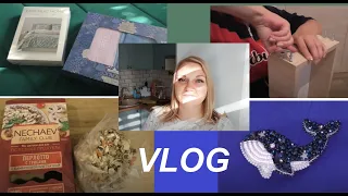 VLOG Подарок от подписчицы и от Faberlic/Собираем тумбу/Готовлю #ОльгаРоголева