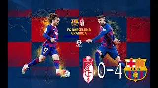 GRANADA VS FC BARCELONA | 0-4 | All Goals and Highlights | LALlGA OFFIClAL 2021 | FTBall Arena |