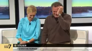 "Från Britta till tyfonen Fittov" - Blooper i Nyhetsmorgon (TV4)