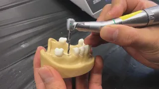 Correct drilling technique for dental implant placement