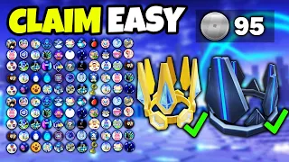 UNLOCK ALL BADGES & CROWN!! in THE HUNT ROBLOX