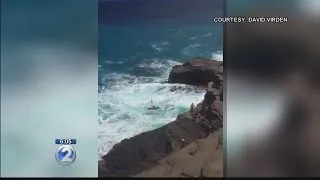 14-year-old hospitalized after failed Spitting Caves jump