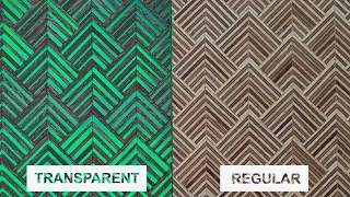 How to Make Transparent Patterned Plywood