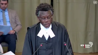 Adv. Tembeka Ngcukaitobi presents SA's case at the ICJ