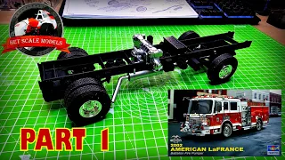 American LaFrance Eagle Fire Pump 1/25 Trumpeter Part 1