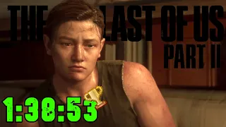 The Last of Us Part II Abby% Speedrun World Record (NG Unrestricted) in 1:38:53!