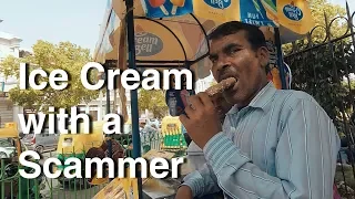 Eating Ice Cream with an Indian Scammer