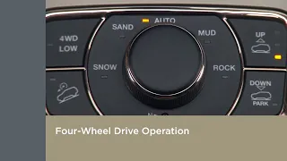 Four Wheel Drive Operation | How To | 2019 Jeep Grand Cherokee