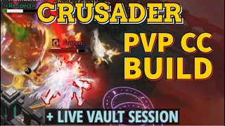 Crusader PVP CC BUILD + LIVE Vault Session as Immortal | Diablo Immortal #pvp #f2p #diabloimmortal