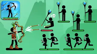 THE ARCHERS 2: STICKMAN GAMES - Walkthrough Gameplay Part 11 - ALL LEVELS 51-53 (iOS Android)