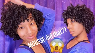 You Won't Believe What I Used For My Wash and Go! | MOUSSE Did What? 🧐