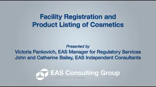 Facility Registration and Product Listing of Cosmetics