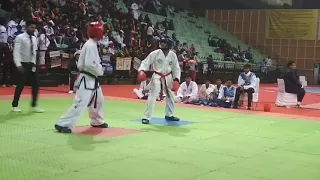 ITF Taekwondo technique fight  knockout