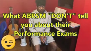 What ABRSM "DON'T" tell you about their Performance Exams 😉