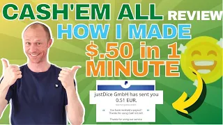 Cash’em All App Review – How I Made $0.50 in 1 Minute! (And Why It is Not for All)