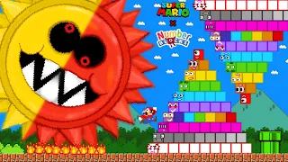 Mario & Numberblocks 1-10 vs Mega Grrrol GOLD x LAVA Calamity | Game Animation