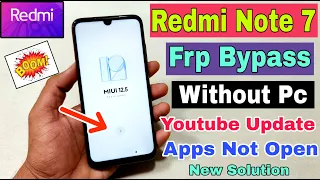 Redmi Note 7 FRP Bypass | New Trick | Redmi Note 7 Google Account Bypass Without Pc | 100% Ok |