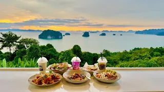 Short stay in Krabi and visiting Khaothong Hill Cafe and Restaurant