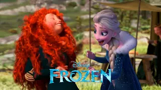 Elsa and Merida prepare to be Queens | Frozen 3 [ Brave Fanmade Scene 2022]