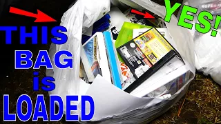 This BAG is LOADED!! Gamestop Dumpster Dive Night #403