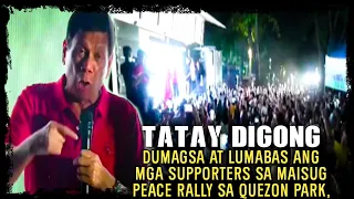 Former Pres. Duterte, Maisug Peace rally sa Quezon park Dumaguete @DZAR1026Manila