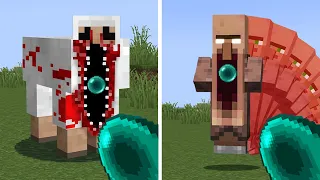 What's inside Scary Mobs in Minecraft? What's Inside HORROR Mobs?