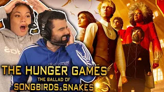 THE HUNGER GAMES: THE BALLAD OF SONGBIRDS AND SNAKES MOVIE REACTION First Time Watching!