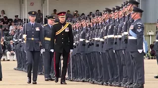 Prince Harry Presents Sword Of Peace At RAF Honington | Forces TV