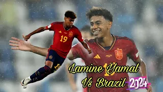 Great PerFormance 27/3/24 || Lamine Yamal Vs Brazil 2024