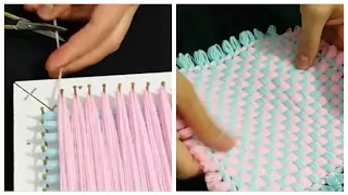 How to made loom knitting ? interesting technique