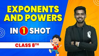Exponents and Powers in 1 Shot || Class 8th Maths || Pariksha Abhyas