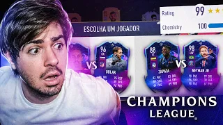 A COISA FICOU SÉRIA! FUT DRAFT DOS NOVOS CONFRONTOS DA CHAMPIONS LEAGUE!